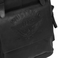 Mustang 'Valencia' Rucksack echt Leder schwarz