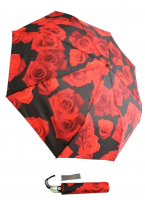 Happy Rain 'Easymatic' Faltschirm aut/zu ultra light red rose