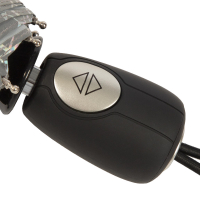 Pierre Cardin 'Galaxie border' Easymatic light  Auf- und Zu-Automatic schwarz/silber
