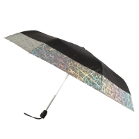 Pierre Cardin 'Galaxie border' Easymatic light  Auf- und Zu-Automatic schwarz/silber