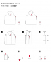 Reisenthel 'Mini maxi Shopper' faltbar rot