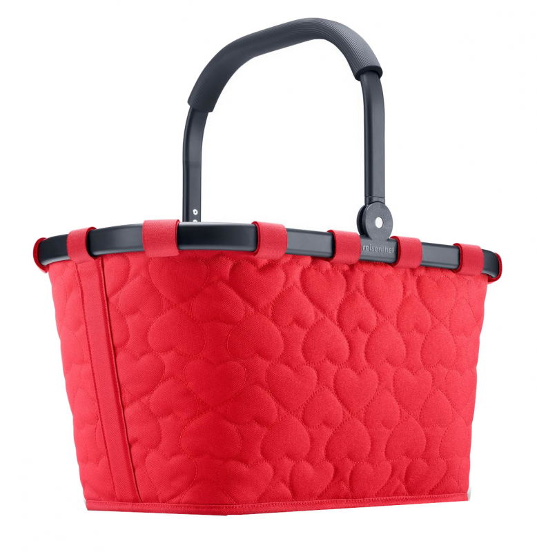 Reisenthel Carrybag Einkaufskorb Alurahmen frame heart red