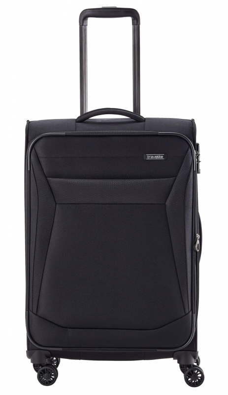 Travelite 'Chios' 4-Radtrolley erweiterbar m 67cm 2,9kg 60-66l schwarz