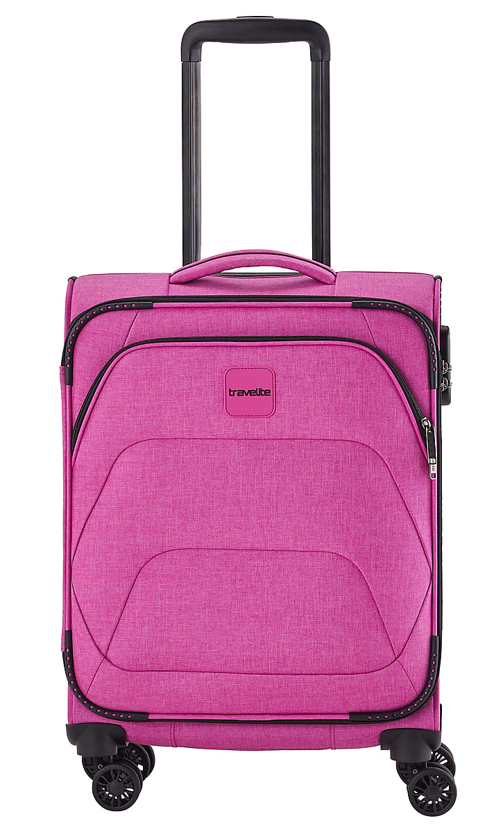 Travelite 'Adria' 4-Rad Bordtrolley s 55cm 2,4kg 34l pink