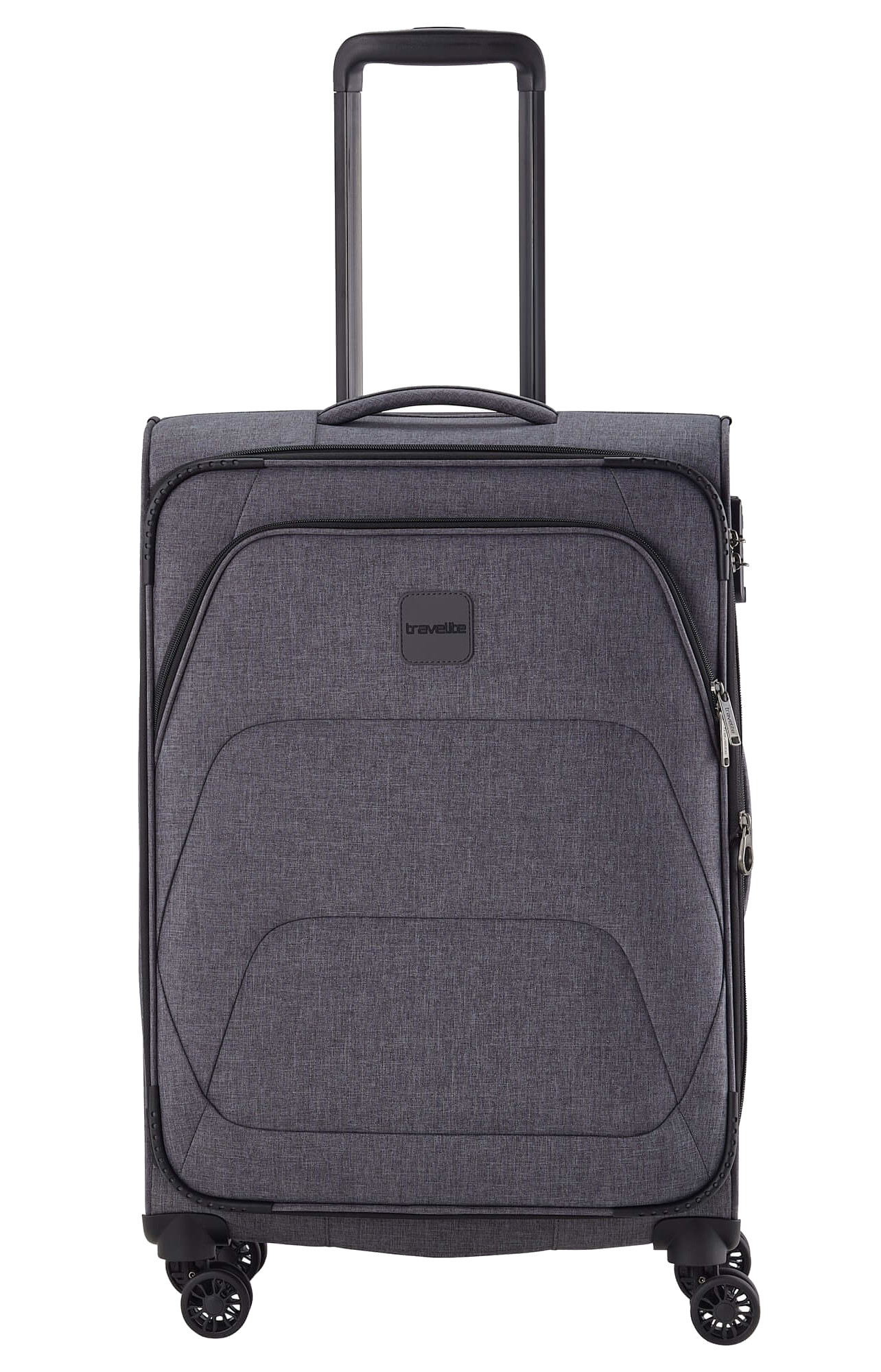 Travelite 'Adria' 4-Rad Trolley M erweiterbar 67cm 2,9kg 60-66l anthrazit