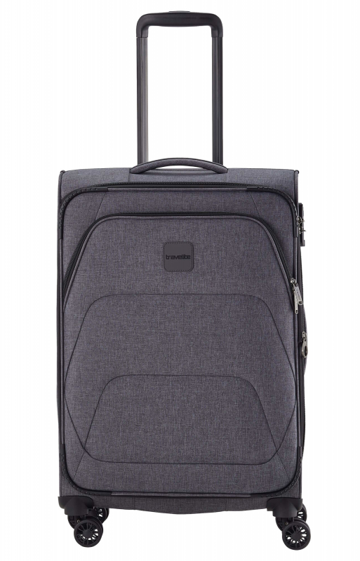 Travelite 'Adria' 4-Rad Trolley M erweiterbar 67cm 2,9kg 60-66l anthrazit