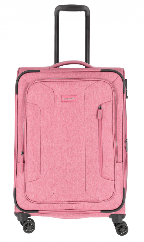 Travelite 'Boja' 4-Rad Trolley M erweiterbar 67cm 3,1kg 56-65l pink