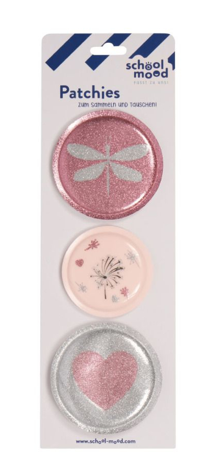 Schoolmood 'Dragonfly' Patchies-Set 3-tlg.