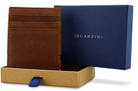 Garzini Essenziale 'Coin Pocket Magic' Wallet Brushed Brown