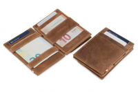 Garzini Essenziale 'Coin Pocket Magic' Wallet Brushed Brown