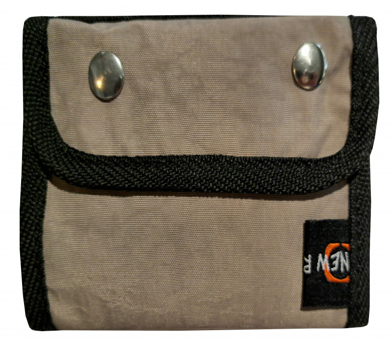 New Rebels 'Crincle' Hammond borst Wallet grau