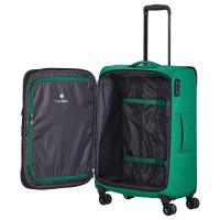 Travelite 'Adria' 4-Rad Trolley M erweiterbar 67cm 2,9kg 60-66l grün