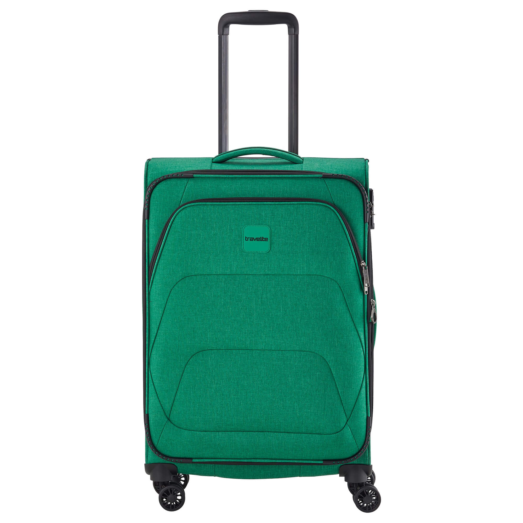 Travelite 'Adria' 4-Rad Trolley M erweiterbar 67cm 2,9kg 60-66l grün