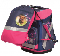 schoolmood 'Leni' Schulranzen-Set 7-tlg. Hero Maxx Air+ 1150g 21l Hund