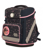 schoolmood 'Ella' Schulranzen-Set 7-tlg. Hero Maxx Air+ 1150g 21l Pony