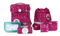 schoolmood 'Hannah' Schulranzen-Set 7-tlg. Hero Maxx Air+ 1150g 21l Hase
