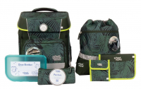 schoolmood 'Daniel' Schulranzen-Set 7-tlg. Hero Maxx Air+ 1150g 21l Dino