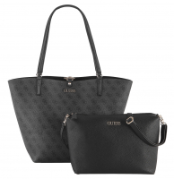 Guess 'Alby Toggle Tote'  Shopper Synthetik coal black
