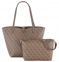 Guess 'Alby Toggle Tote'  Shopper Synthetik latte logo