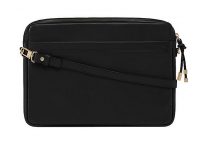 Maison Heroïne 'Jamie 15' Laptoptasche 15' echt Rindleder schwarz/gold