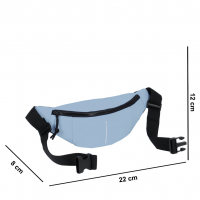 New Rebels 'Mart - Brooklyn' Bauchtasche soft blue