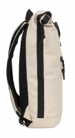 New Rebels 'Mart - New York' Rolltop Rucksack mit Laptopfach aufsteckbar 16l beige