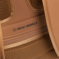 New Rebels 'William - Baltimore' Rucksack mit Laptopfach aufsteckbar 15l cognac