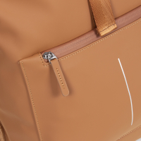 New Rebels 'William - Baltimore' Rucksack mit Laptopfach aufsteckbar 15l cognac