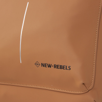 New Rebels 'William - Baltimore' Rucksack mit Laptopfach aufsteckbar 15l cognac