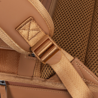 New Rebels 'William - Baltimore' Rucksack mit Laptopfach aufsteckbar 15l cognac