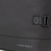 New Rebels 'William - Riverside' Rucksack mit Laptopfach aufsteckbar 17l black