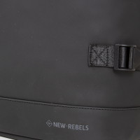 New Rebels 'William - Riverside' Rucksack mit Laptopfach aufsteckbar 17l antracite