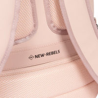 New Rebels 'William - Milwaukee' Rucksack mit Laptopfach aufsteckbar old pink