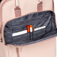 New Rebels 'William - Milwaukee' Rucksack mit Laptopfach aufsteckbar old pink