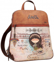 Anekke 'Menire' Damenrucksack braun/bunt