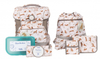 schoolmood 'Nordic Edition' Schulranzen-Set 7-tlg. Hero Maxx Air+ 1150g 21l Leopard