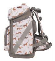 schoolmood 'Nordic Edition' Schulranzen-Set 7-tlg. Hero Maxx Air+ 1150g 21l Leopard