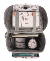 schoolmood 'Nordic Edition' Schulranzen-Set 7-tlg. Hero Maxx Air+ 1150g 21l Leopard