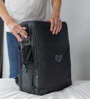 Onemate 'Apollo' Reiserucksack aus Planenmaterial erweiterbar 40l 55x37x16 apollo grau