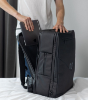 Onemate 'Apollo' Reiserucksack aus Planenmaterial erweiterbar 40l 55x37x16 apollo grau