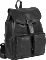 Justified Bags 'Nynke' Rucksack echt Rindleder black