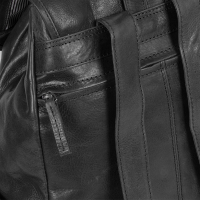 Justified Bags 'Nynke' Rucksack echt Rindleder black