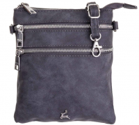 Prato 'LM Joyce' Umhängetasche Vintage PU klein dark blue