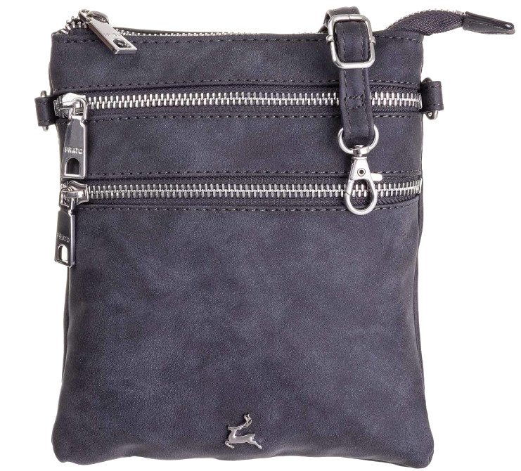 Prato 'LM Joyce' Umhängetasche Vintage PU klein dark blue