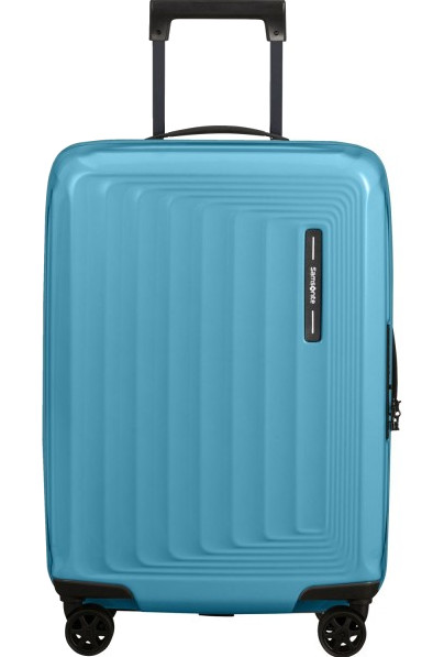 Samsonite 'Nuon' 4-Rad Trolley 55cm 2,5kg  erweiterbar 38/42l Metallic Ocean Blue