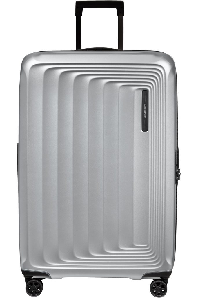 Samsonite 'Nuon' 4-Rad Trolley 75cm 3,6kg  erweiterbar 100/110l matt silber