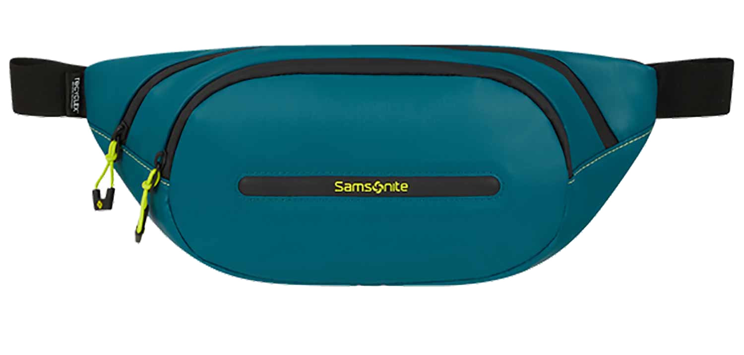 Samsonite 'Ecodiver' Belt Bag 0,2kg 3,0l wassedicht petrol blue/lime