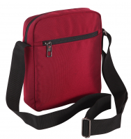 Travel 'N' Meet Schultertasche 3 RV  Spinnstoff rot
