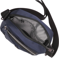 Travel 'N' Meet Schultertasche aus Spinnstoff klein navy