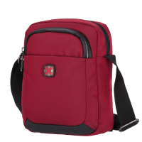 Travel 'N' Meet Schultertasche aus Spinnstoff klein rot